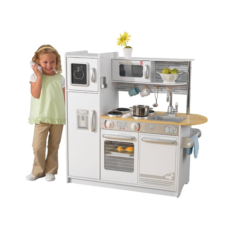 Kidkraft uptown white wooden cheap play kitchen